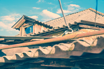 Fototapeta premium old roof