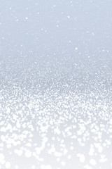 Winter Snow, White Background