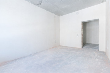 interior of the apartment without decoration