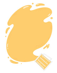 Beer Mug Spill Illustration