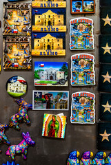Colorful Magnets Souvenirs San Antonio Texas