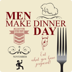Men Make Dinner Day