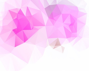 Light purple vector polygon abstract backdrop. Polygonal with gradient. Texture pattern for your backgrounds