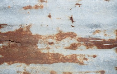 Background Textured of Rustic Corrugated Metal Sheet
