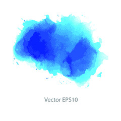 Fototapeta premium blue watercolor background. vector background 
