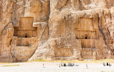 Naqsh-e Rustam, an ancient necropolis in Pars Province, Iran