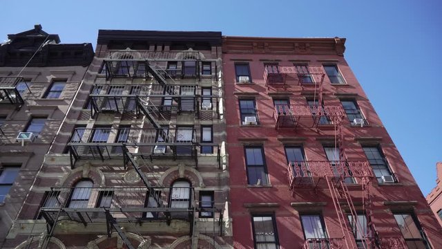 Midtown city streets at Manhattan, soho district