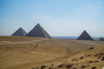 Fototapeta na wymiar the Pyramids of Giza, Egypt