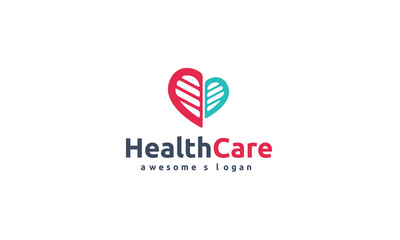 Health care logo template