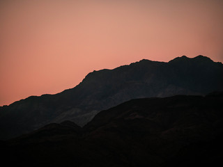 Sunset in the mountains, Egypt, Dahab