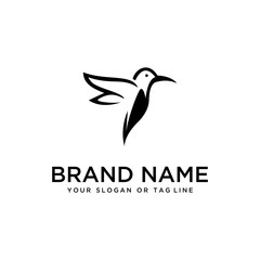 bird design logo vector white background template