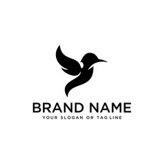 bird design logo vector white background template