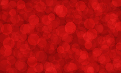 Light bokeh on red background – illustration