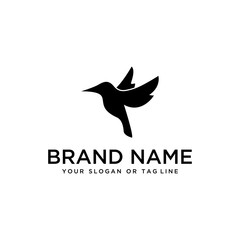 Obraz premium bird design logo vector white background template