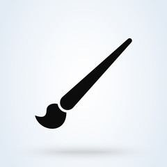 Brush paint Simple modern icon design illustration.