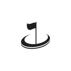 Golf logo icon design inspiration template