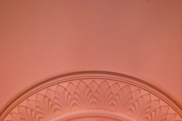 Ancient Greek ornament on a pink background