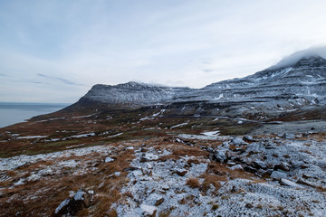 Landschaft bei Djupavik, Westfjorde, Island