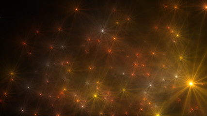 Abstract star and particle background