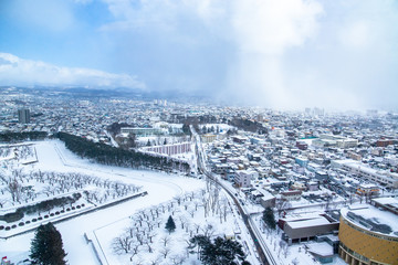 Obraz premium 冬の北海道 函館