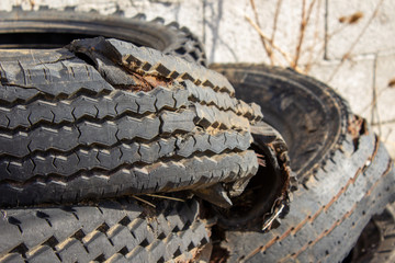 tires to throw away