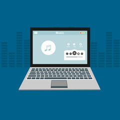 modern music player mobile application design template. Editable musics player app user interface design concept. Listen and download