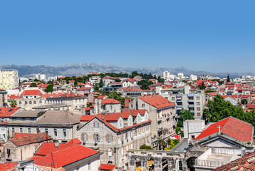 Roofs of houses in Split.