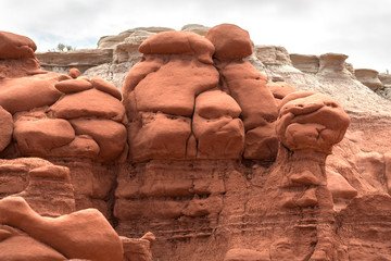 landscape on the Goblin state park in the united states of america