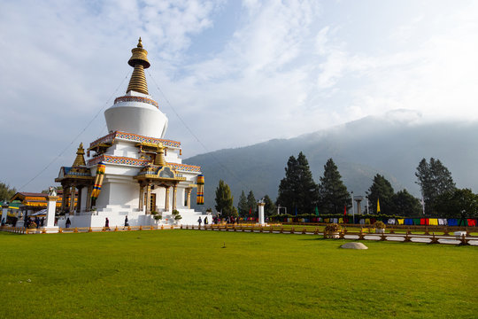 National memorial chorten in Thimphu Bhutan