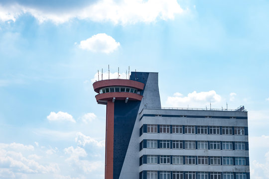 Air Traffic Control Center In Airport