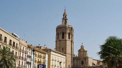 Fototapeta na wymiar Gebäude in Valencia
