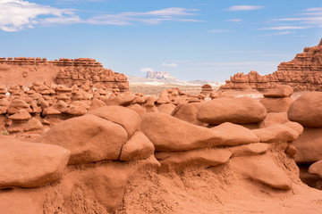 landscape on the Goblin state park in the united states of america