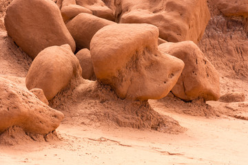 landscape on the Goblin state park in the united states of america