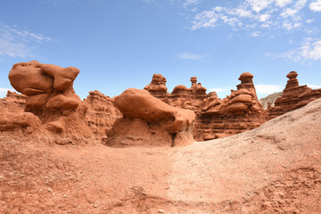 landscape on the Goblin state park in the united states of america