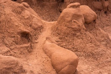 landscape on the Goblin state park in the united states of america
