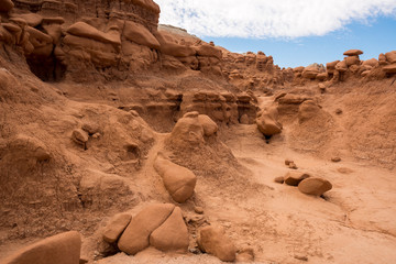landscape on the Goblin state park in the united states of america