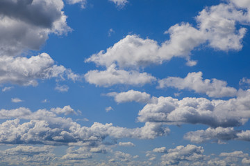 Fototapeta premium Fluffy cummulus clouds