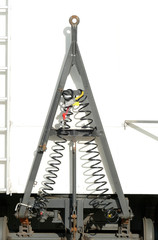 Anhängerkupplung an einem LKW-Anhänger