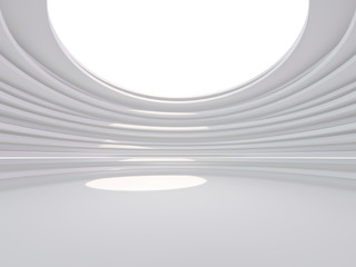 Abstract modern architecture background. 3D