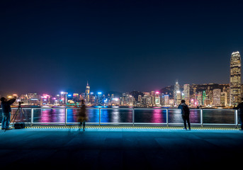 People visit in Hong Kong 