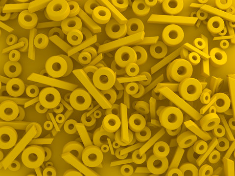 Seasonal sales background with percent discount pattern. 3D