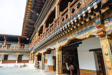Fototapeta na wymiar Punaka dzong in Bhutan
