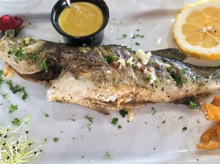 fish with lemon