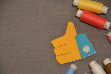 felt, crafts, needlework, threads, seamstress, sewing