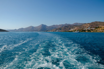 Fototapeta premium foam on the surface of the sea