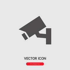 Security camera icon vector sign symbol. Security camera  symbol.