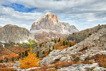 Beautiful landscape of Italian dolomites