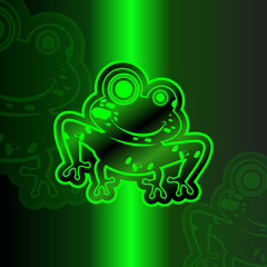 Frog logo design. esport logo design