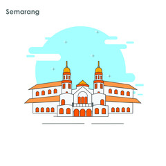 Landmark Kota Semarang, Jawa Tengah Indonesia - Lawang Sewu