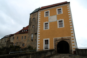 Der Eingang zur Burg Hohenstein